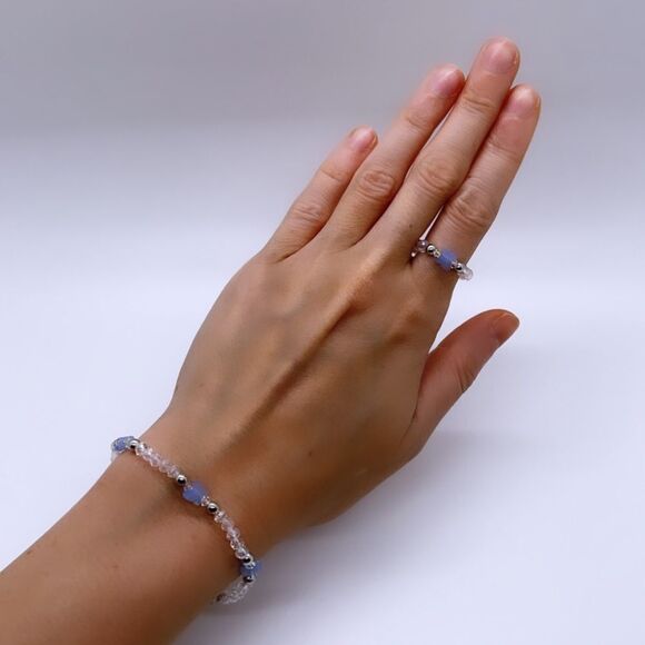 Wool + Pepper Co. Swarovski Butterfly Matching Set - Picture 3 of 5